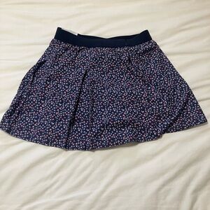 Puma Dark Blue Floral Skater Skirt